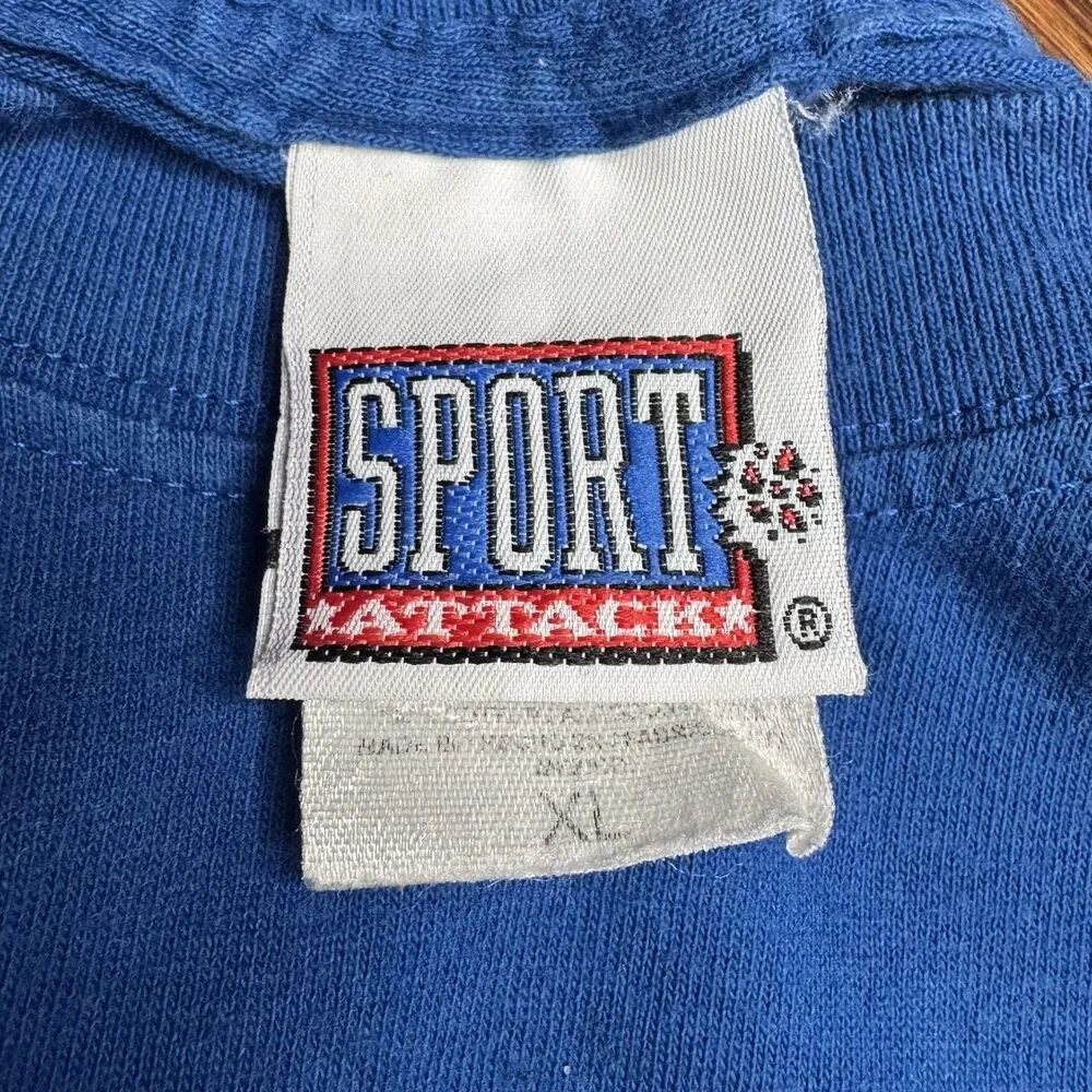Vintage Kentucky Wildcats Shirt Mens XL Blue NCAA Basketball 90s Sport Attack